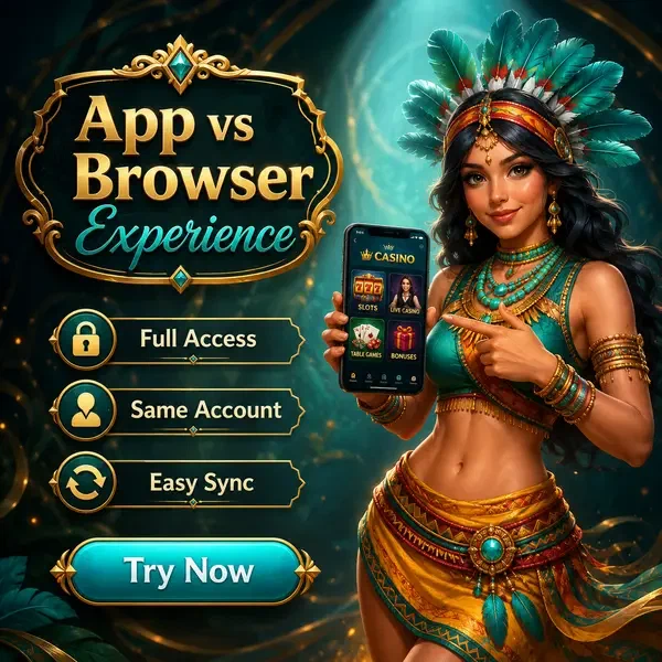 Ballerino elegante con smartphone che mostra le funzionalità di accessibilità dell'app Casinò Rolldorado